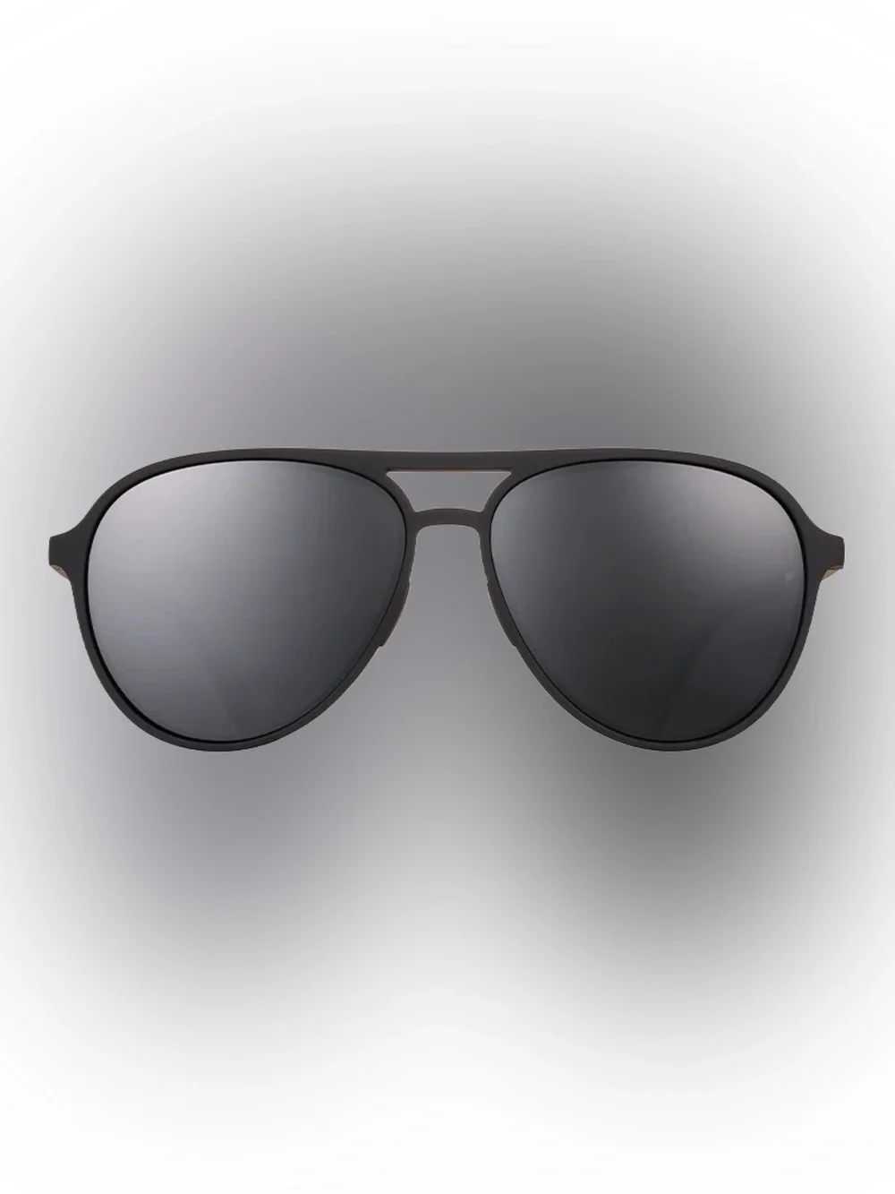 goodr Men's Black Aviator Sunglasses - Polarized Lens